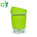 Factory Ceramic Silicone Cup Sleeve con tapa de tapa