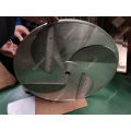 Vegetable cutting machine with 4-blade disc