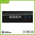 Tempered Glass Panel Hotel Electronic Number Doorplate