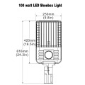 150W Parking lot led shoe box light