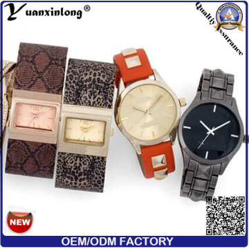 YXL-178 moda lujo Plaza reloj mujer reloj Vogue Elgant moda reloj de pulsera de señora cuarzo OEM promocionales relojes