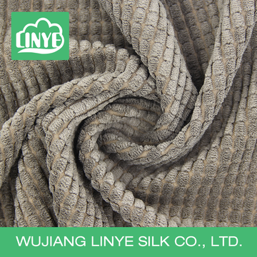 anti-static 100%poly woven plush corduroy fabric, bedding fabric, slipper fabric