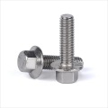 Hex Flange Serrated Bolt Screws 18-8 Stainless Steel