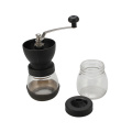 Molinillo de café extraíble manual con dos frascos de vidrio