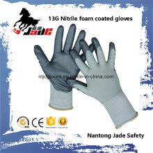13G Nitrile Foam Coated Work Glove