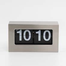 Caixa de metal Flip Down Clock