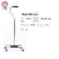 Four-corner support stable silver white walking stick Cane