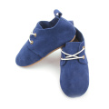 Wholesale Genuine Leather Hard Rubber Kids Oxford Shoes