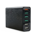 60W Quick Charger3.0 6 Port USB Charging Station