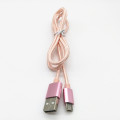 Nylon geflochtener Stecker a zu Micro-USB-Datenkabel