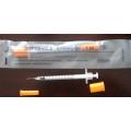 Disposable Sterile Insulin Syringes with Fixed Needles