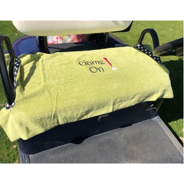 Serviette de siège d&#39;auto de golf en coton personnalisé