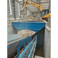 Horizontal vibrating sieving machine