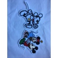 Animal bordado lantejoulas pele de Mickey Mouse patch