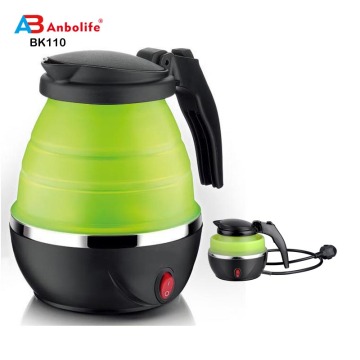 disposable water bottles portable hot water kettle food grade foldable silicone kettle sports water kettle