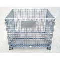 High Quality Wire Mesh Warehouse Cage Container Trolley