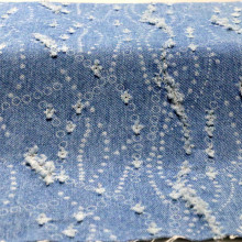 Tejido de algodón de algodón procesado Jeans