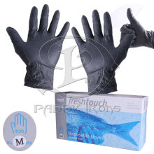 Guantes de tatuaje negros Guantes de tatuaje desechables Talla M Tattoo Piercing 50 pares