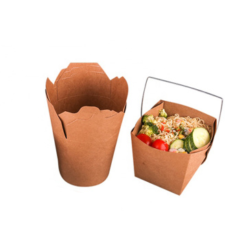 Paper Lunch Box For Noodles Round