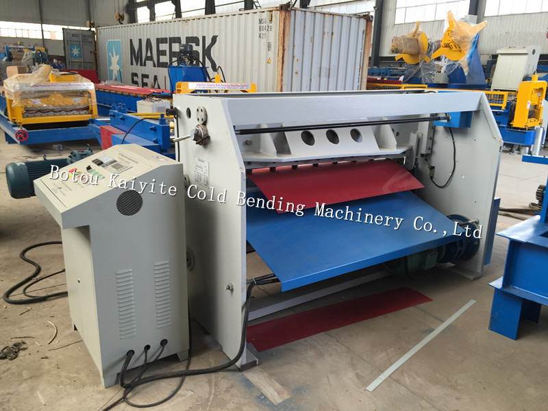 steel coil leveling and cutting machine