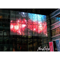 Light Aluminium Outdoor Mesh Curtain LED Display