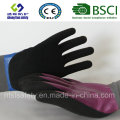 Gants givrés au latex, Gants de travail de sécurité de finition sablonneuse (SL-RS308)