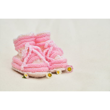 Pink Children's Knitted Shoes Wholesale