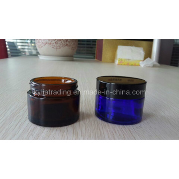 5ml, 50ml Amber Glass Cream Jar