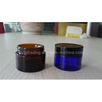 5ml, 50ml Bernstein Glas Creme Jar