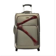 Fashion design polyester soft luggage set with PU