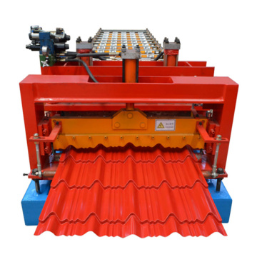 Glazed Steel Sheet Roof Tile Roll Forming Machine