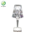 Restaurant Crystal Acrylic Usb Charging Led Table Lamp