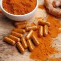 Натуральный порошок экстракта овалификации 95% Curcumum Curcumin капсулы