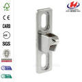 White Extruded Aluminum Sliding Door Keeper