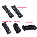 Full Set Seatbelt Cover, Hand Brake Cover, Gear Cover, Mirror Cover