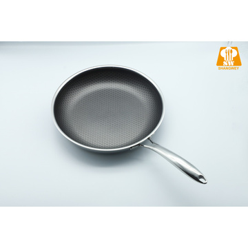 3ply Stainless Steel Honeycomb Nonstick Fry Pan