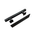 Square Barn Door T Bar Pull Handles Black