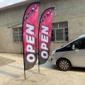 Banners de bandera de plumas personalizados a bajo precio