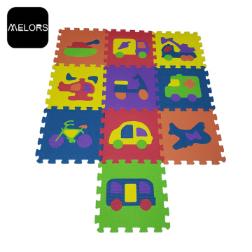 EVA Vehicle Children Educational Toys Car Puzzle Mat