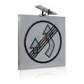 1000mm aluminium road warning solar traffic sign