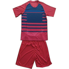 Großhandel leere Fußball uniform, maßgeschneiderte Polyester leere Fußball uniform