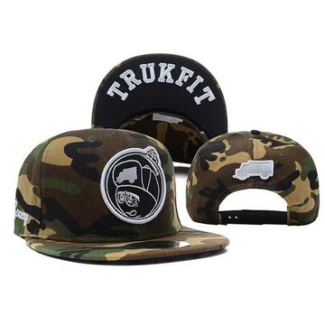 Calidad superior de camuflaje Trukfit snapback gorra hip-hop baile callejero factura plana punk deportes béisbol cap del sombrero