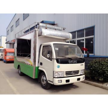 Carrinhos de venda de food truck móveis ao ar livre