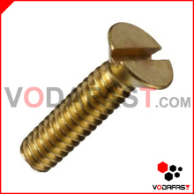 Slotted Countersunk Flat Head Brass Machine Screw