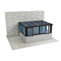 Aluminum Sliding Roof Pergola Glass House For Pool