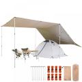 17 × 10 Fuß großer Camping -Zelt -Planenunterkunft