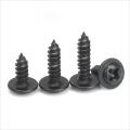 Black Carbon Steel Philips Pan Round Head Screw