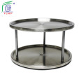 Kitchen Organizer 2 Tier Lazy Susan Rotating Turntable