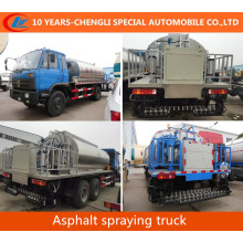 4X2 asfalto pulverización camión liquido calentado bitumen asfalto transporte tanque camión