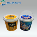 customized Round Plastic bucket Container